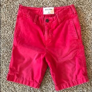 Abercrombie kids boys size 12 Red shorts
